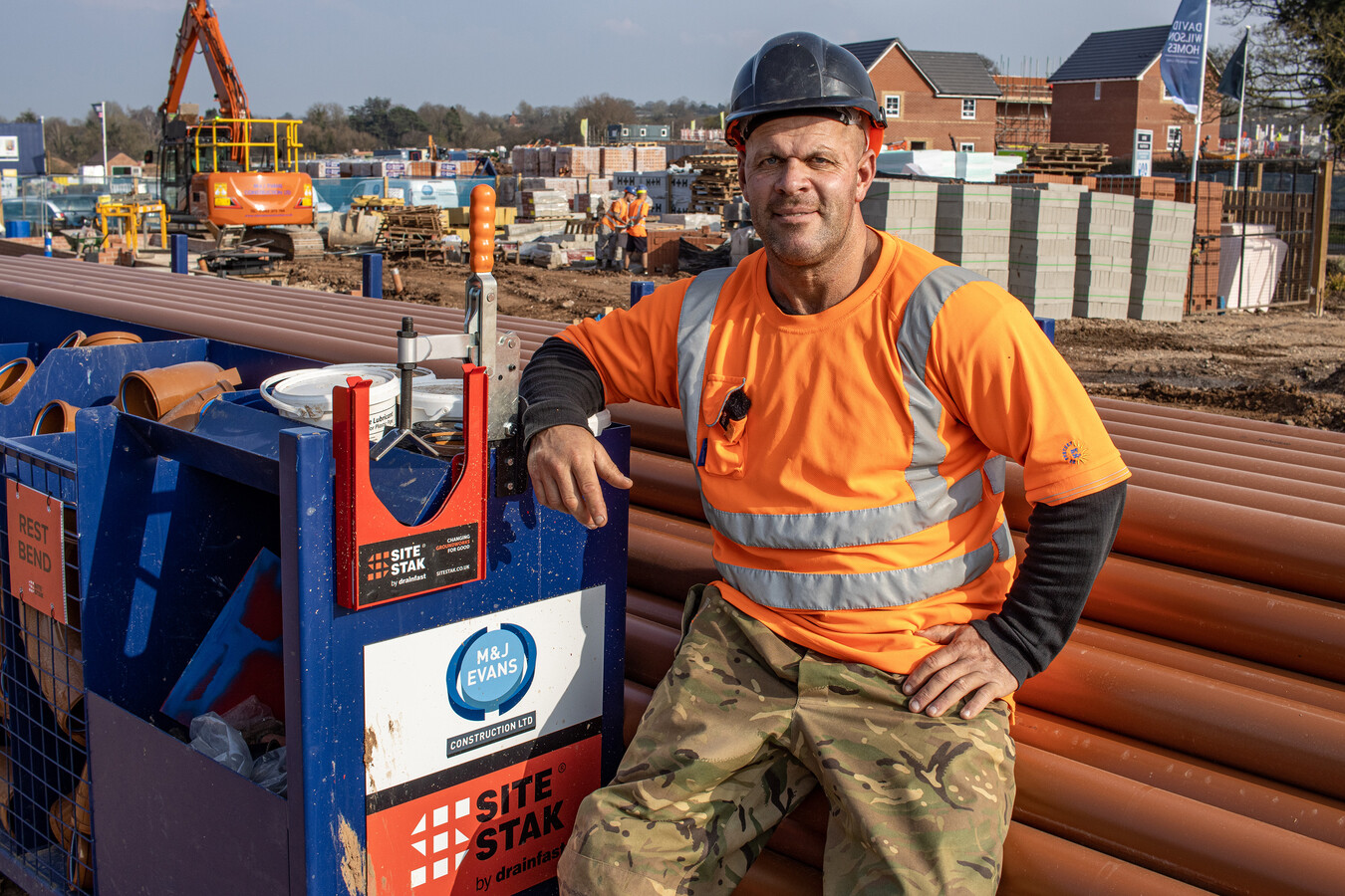MJ Evans SiteStak Groundworker